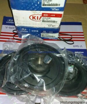 Puly trục cơ/cốt máy Hyundai Santafe, Tucson, Sorento, Sportage