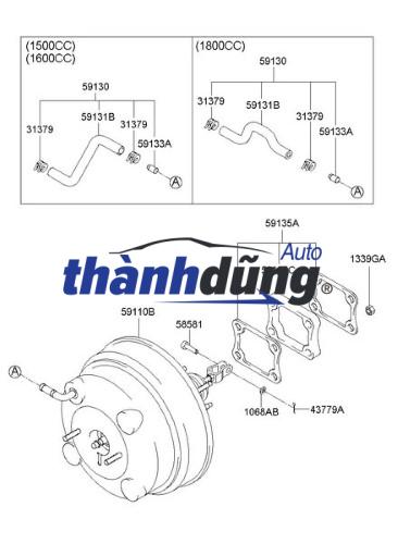 TỔNG PHANH XE SUZUKI CELERIO 2014 | 5110084M51000 - Ảnh 3