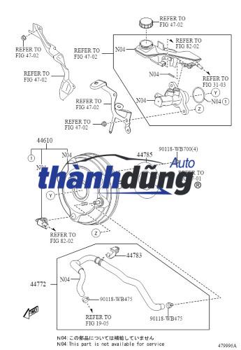BẦU SERVO THẮNG TOYOTA HIACE | 44610-26721 - Ảnh 3