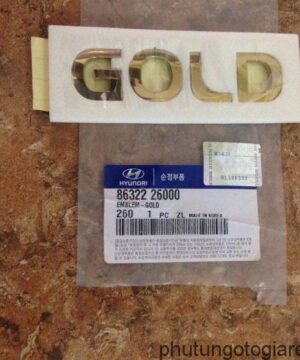 Ốp chữ Hyundai Santafe Gold