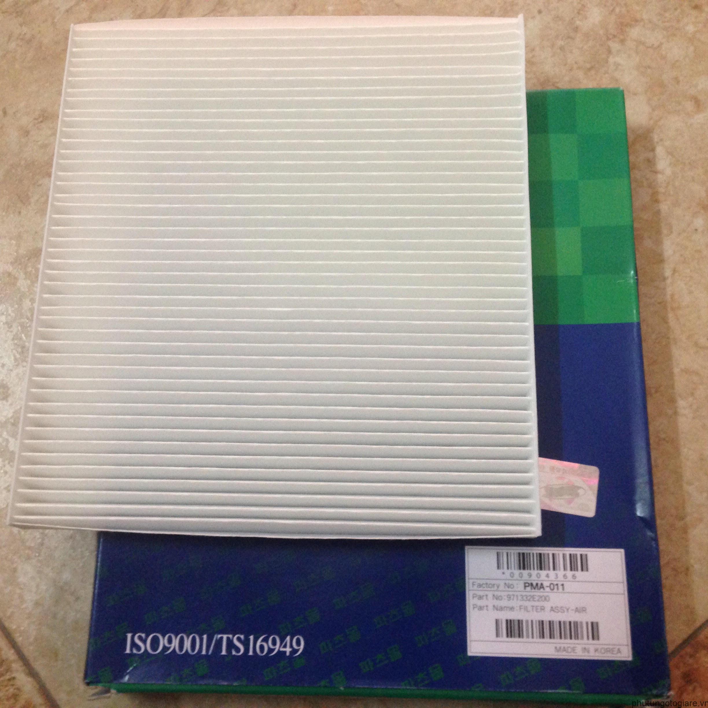 Lọc gió điều hòa Hyundai Accent 2011