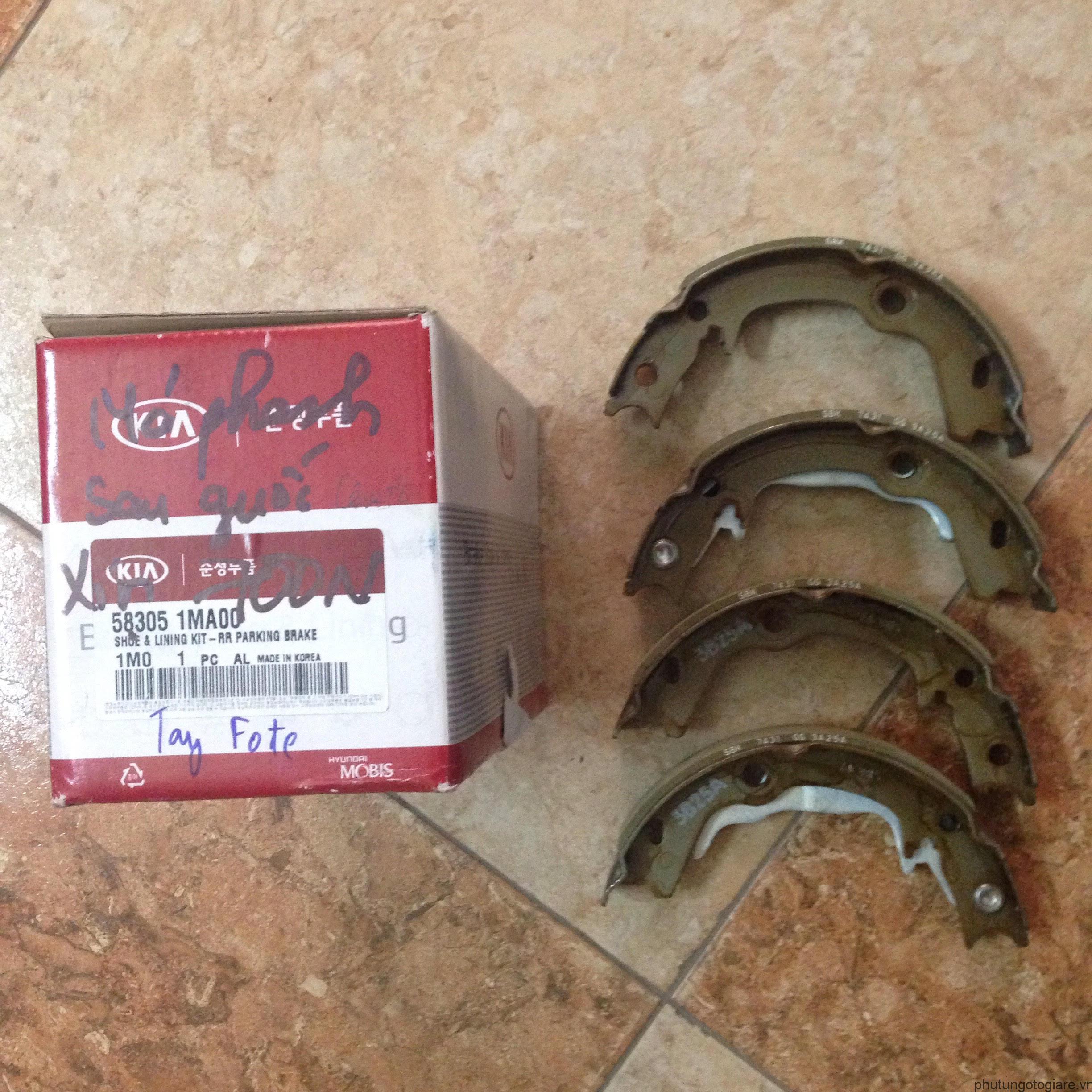 Má/guốc phanh sau Kia Cerato, New Forte