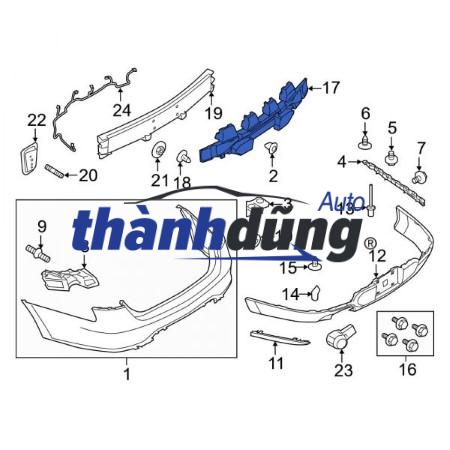 Khung xương đỡ cản sau Hyundai Getz - Ảnh 3