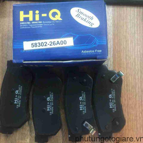 MÃ¡ phanh/bá» tháº¯ng sau Hyundai Santafe Gold