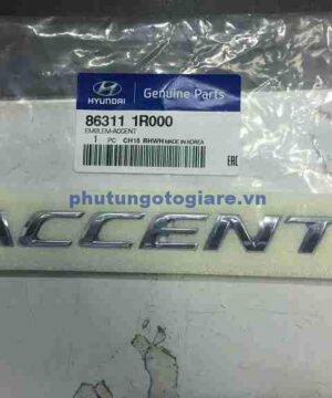 Lô gô chữ nổi Accent