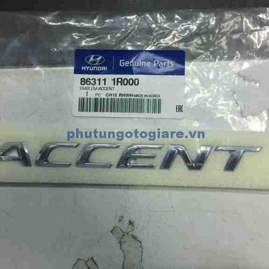 Lô gô chữ ná»i Accent