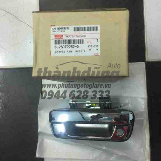 Tay mở cửa cốp hậu Isuzu Dmax