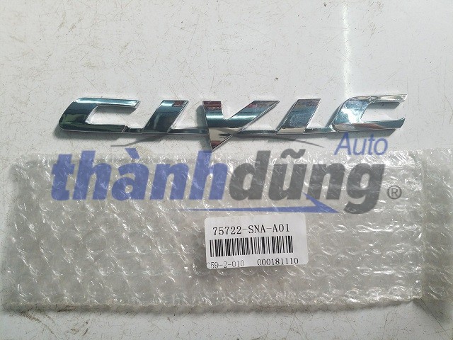 LÔ GÔ CHỮ NỔI HONDA CIVIC