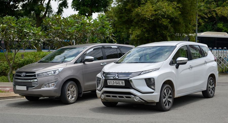 LỰA CHỌN XE GIA ĐÌNH TOYOTA INNOVA VÀ MITSUBISHI XPANDER