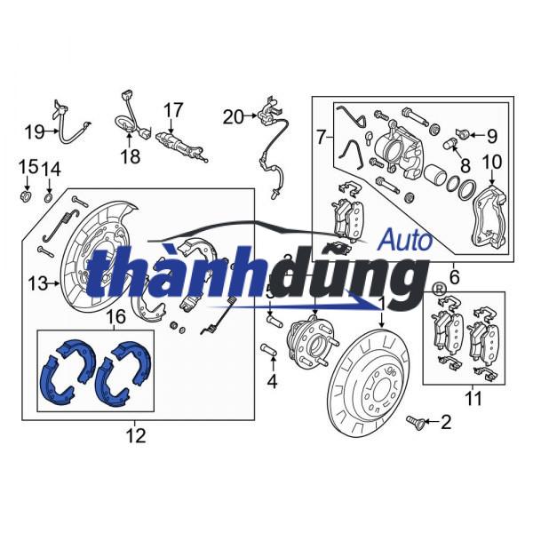 GUỐC PHANH SAU HYUNDAI I10 2015 | 58305-B4A70 - Ảnh 4