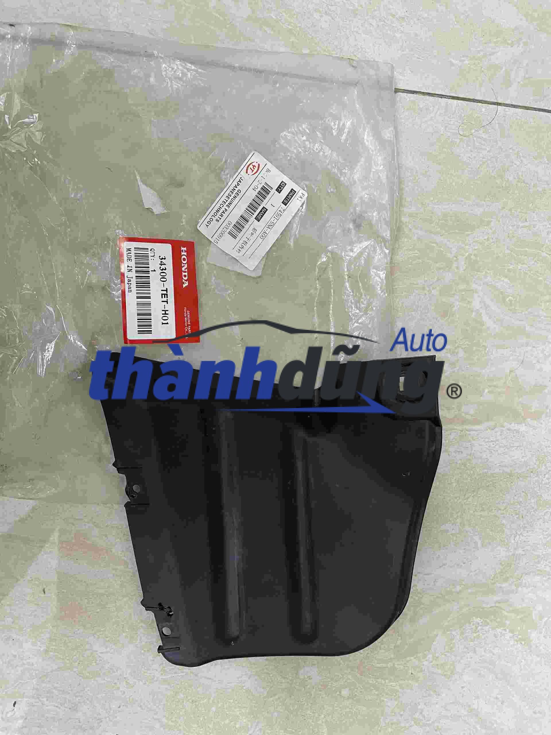 CHẮN BÙN LÒNG DÈ SAU HONDA CIVIC