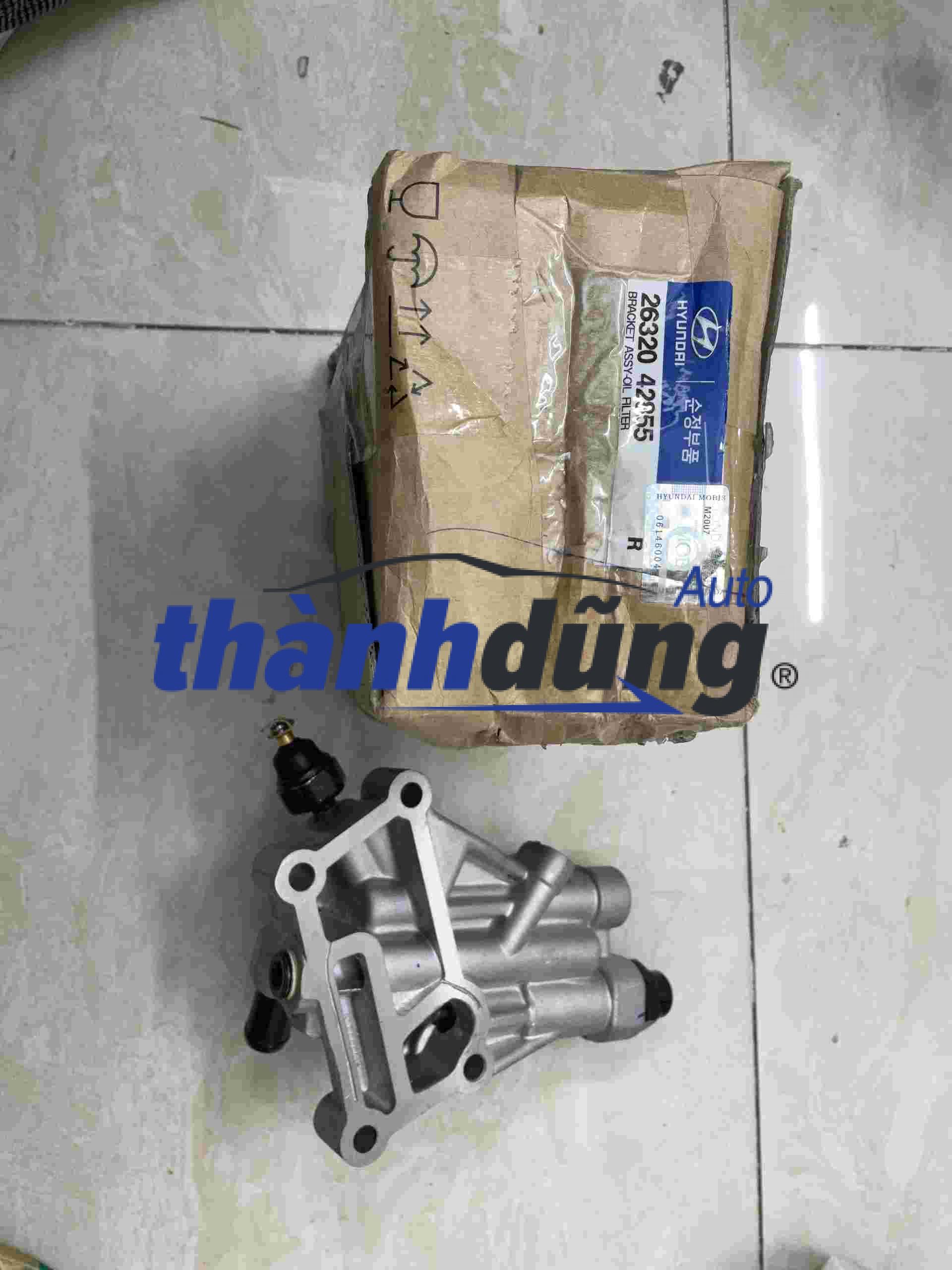 ĐẾ LỌC DẦU HYUNDAI LIBERO, STAREX