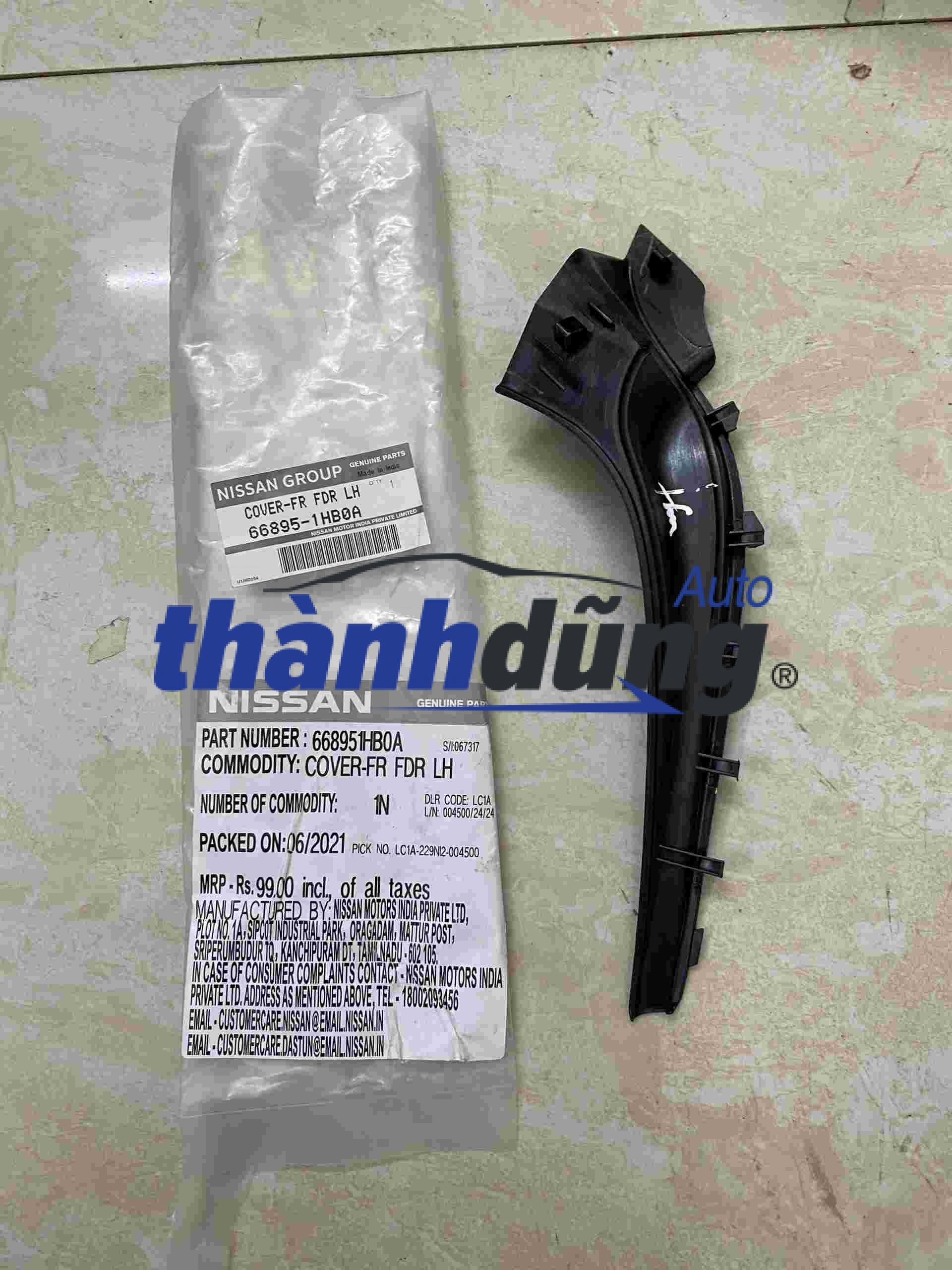 ỐP CHÂN KÍNH CHẮN GIÓ NISSAN SUNNY