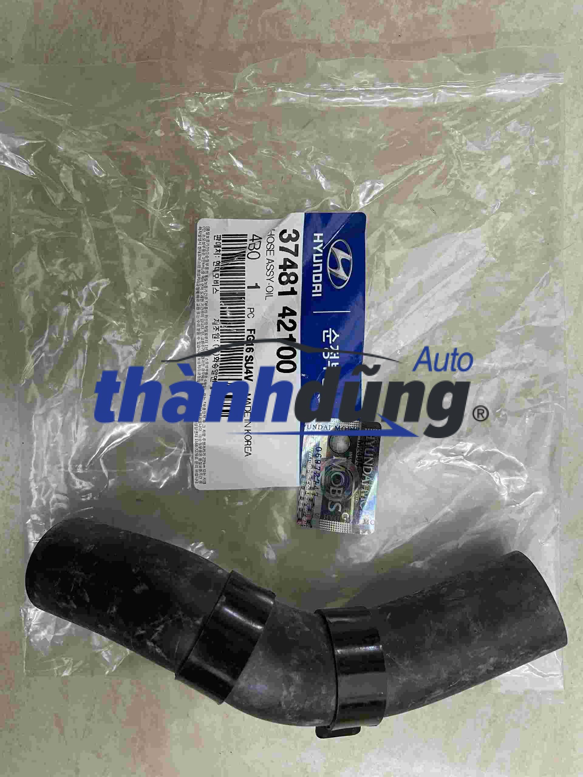 ỐNG DẦU HỒI ĐUÔI MÁY PHÁT HYUNDAI STAREX