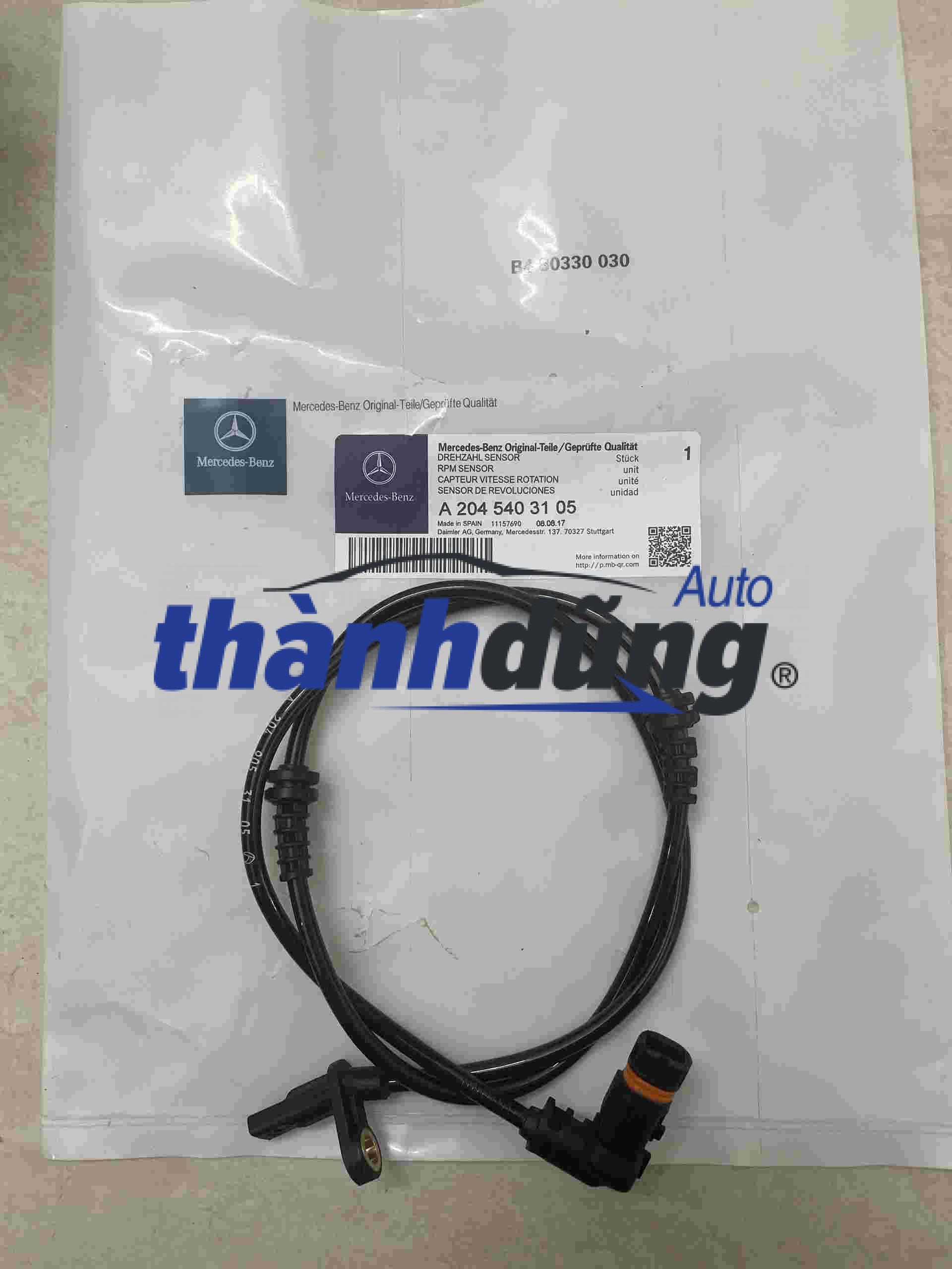 CẢM BIẾN ABS TRƯỚC MERCEDES C300, C200, C250