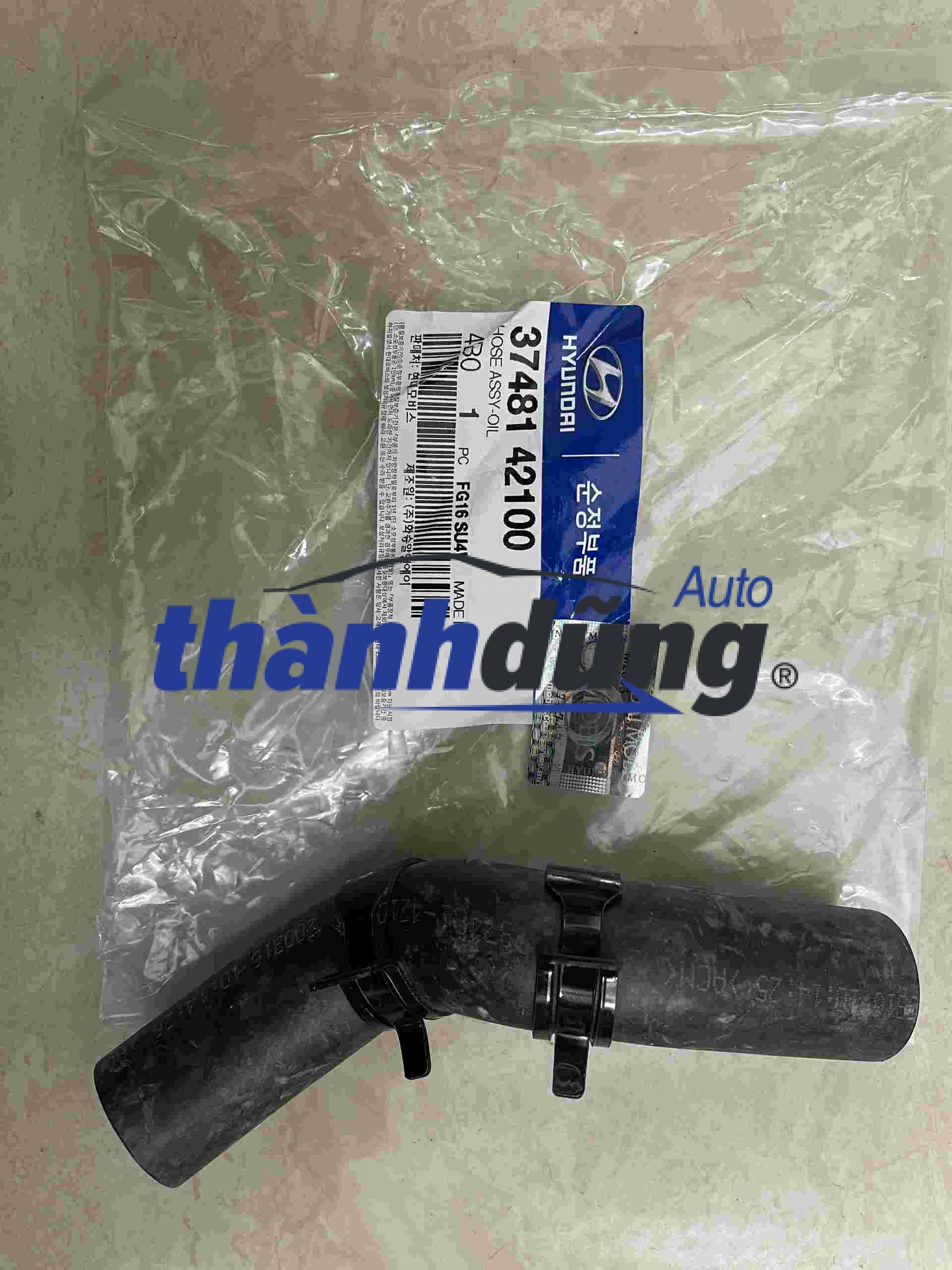 ỐNG DẦU HỒI ĐUÔI MÁY PHÁT HYUNDAI PORTER 2