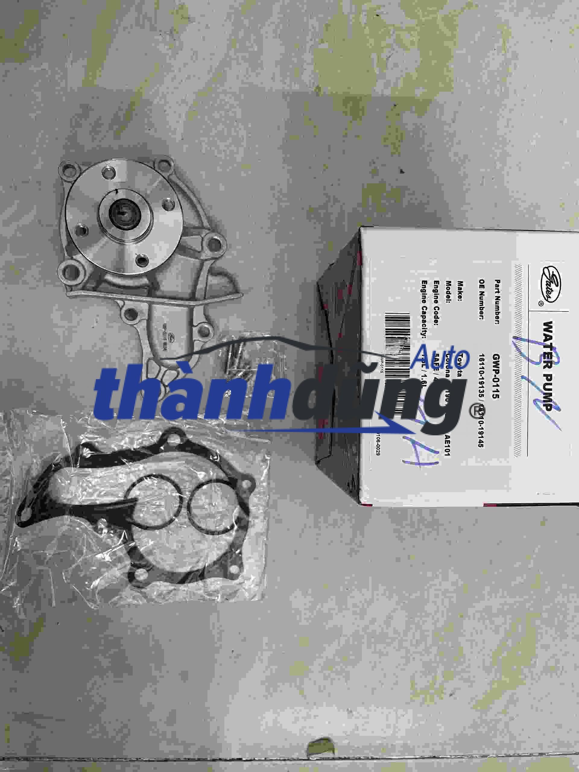 BƠM NƯỚC TOYOTA COROLLA