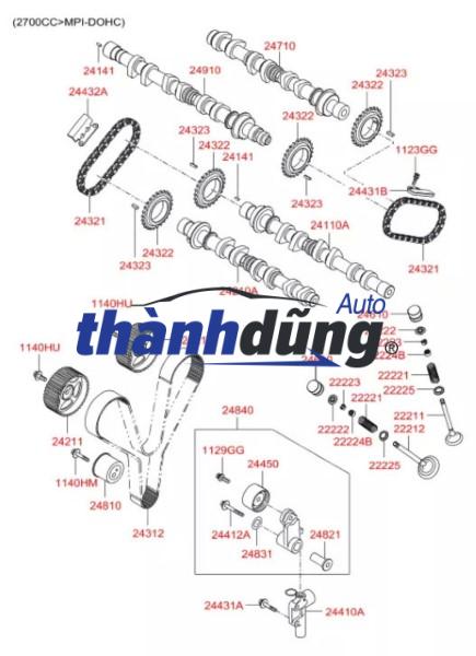 Con đội thủy lực TOYOTA CAMRY | 1375075020 - Ảnh 4