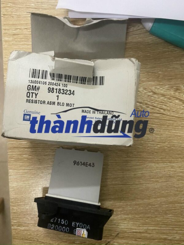 trở quạt giàn lạnh isuzu dmax