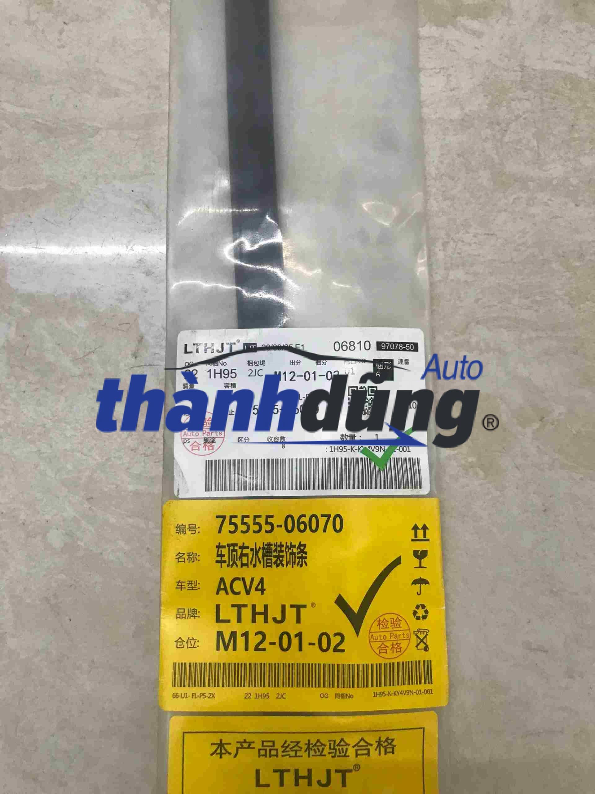 NẸP NÓC TOYOTA CAMRY 2008-2015