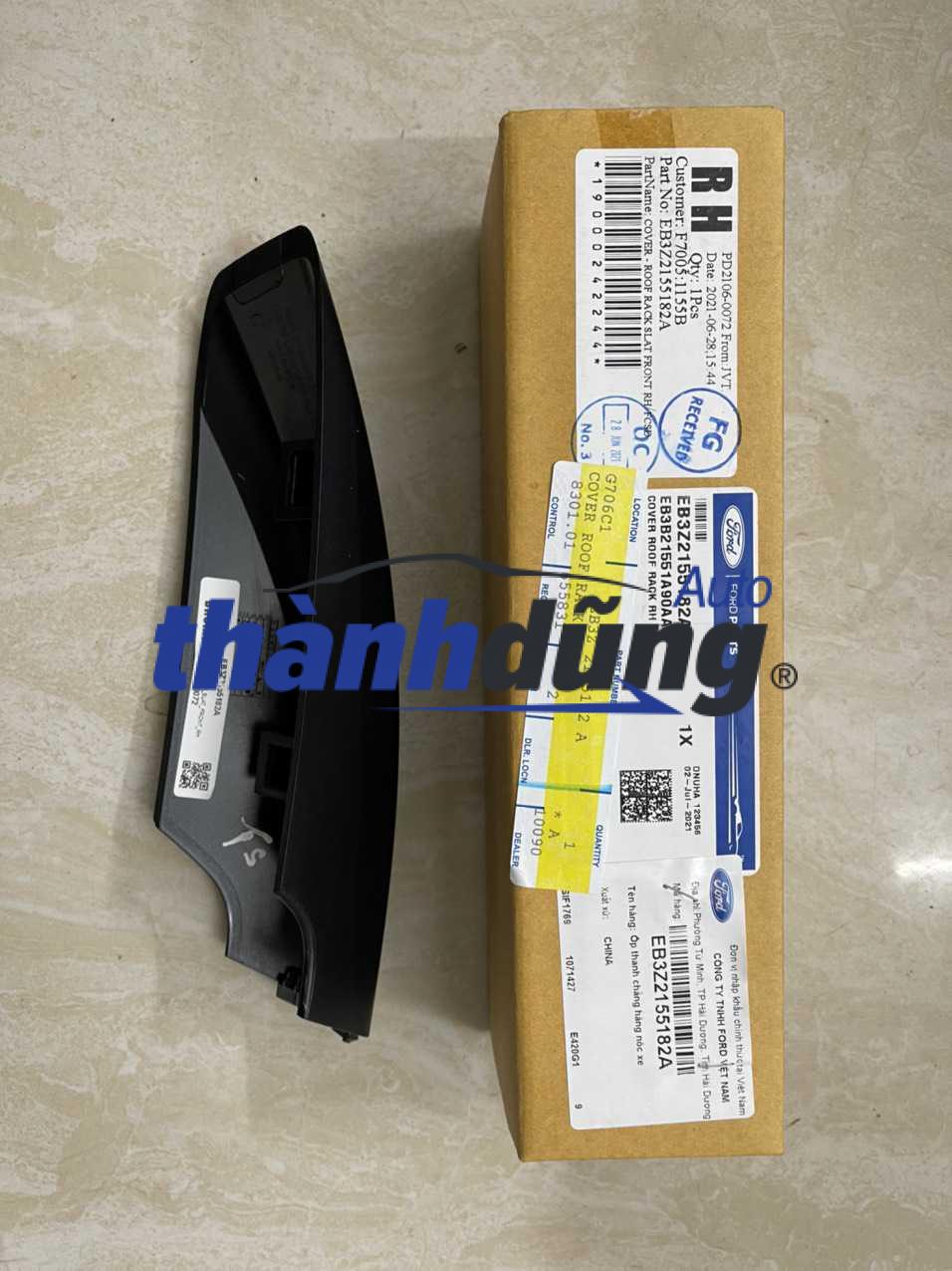 ỐP GIÁ NÓC FORD RANGER 2019