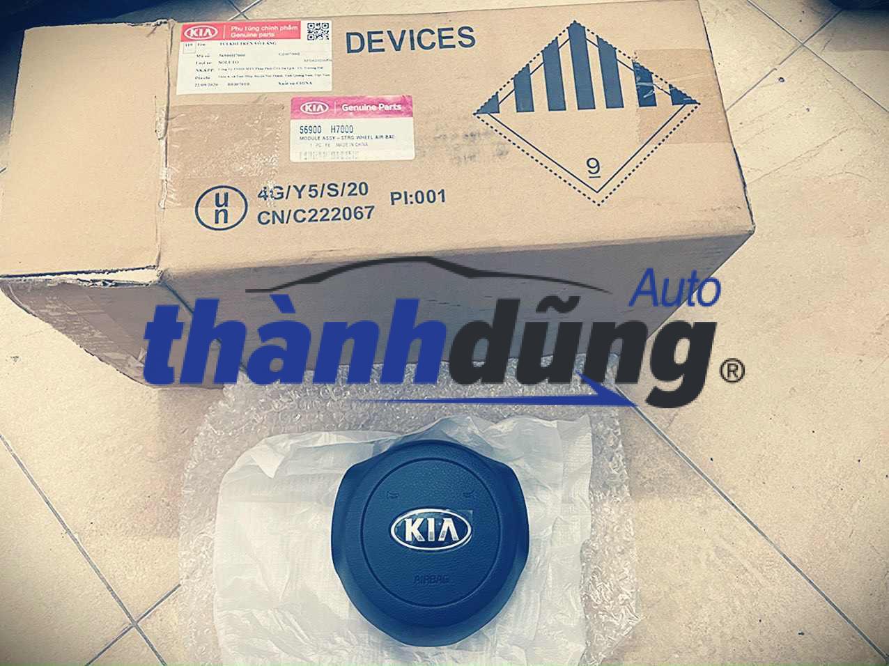 TÚI KHÍ VÔ LĂNG KIA SOLUTO 2018