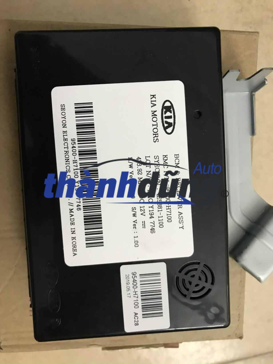 HỘP ĐIỀU KHIỂN BCM KIA SOLUTO