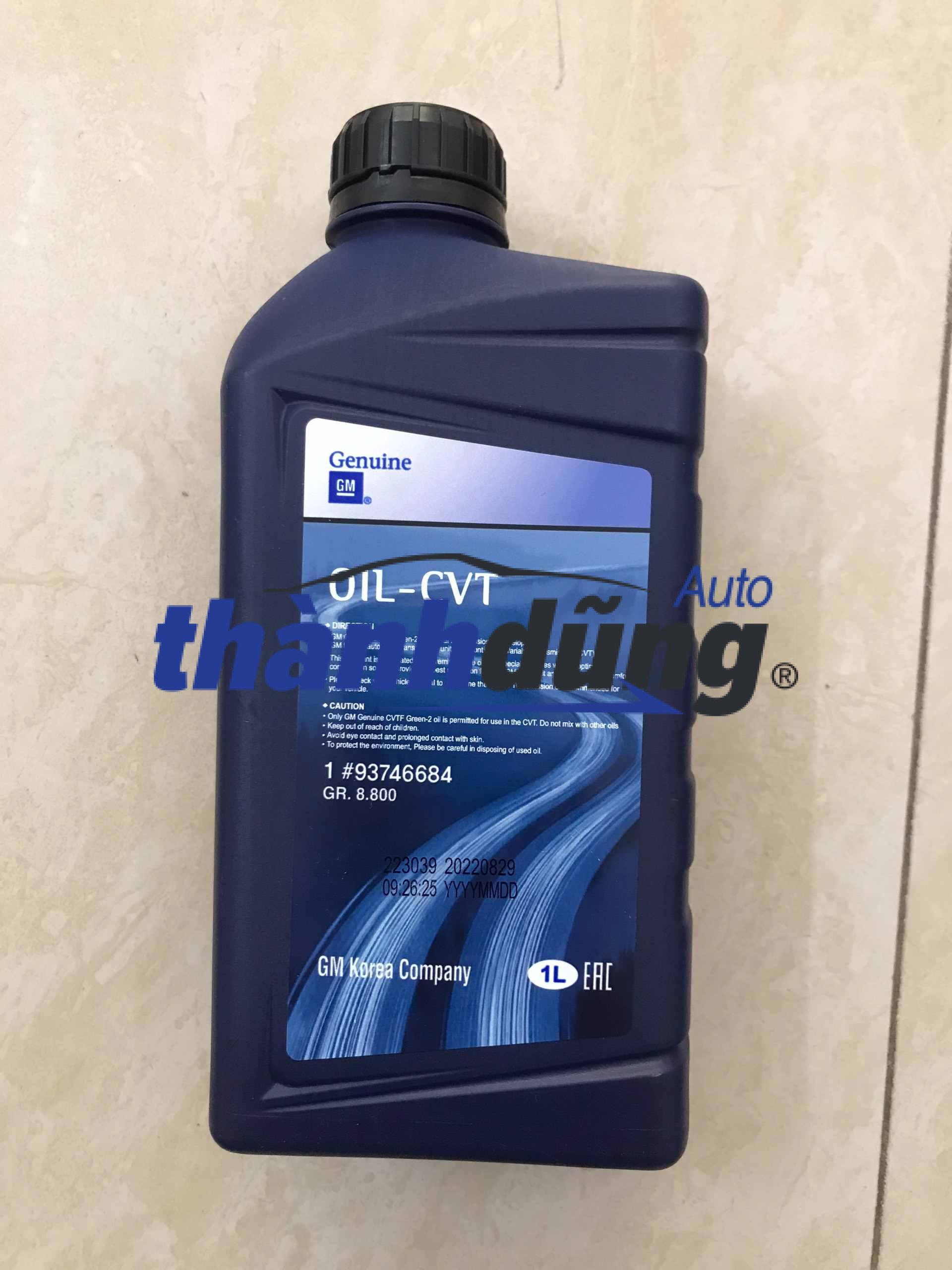 DẦU NHỚT HỘP SỐ CHEVROLET SPARK