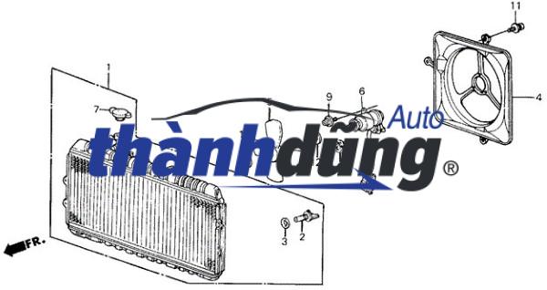 NẮP KÉT NƯỚC ACURA MDX | 19045PT0004 - Ảnh 3