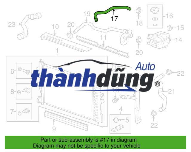 TUY Ô NƯỚC LÀM MÁT CHEVROLET CRUZE - Ảnh 6