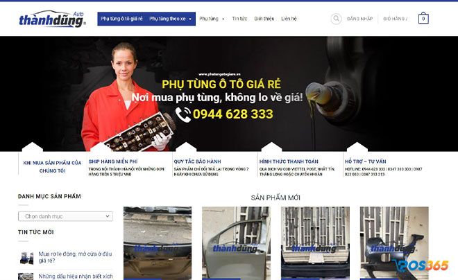 PHỤ TÙNG Ô TÔ THÀNH DŨNG