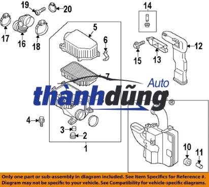 Lọc gió động cơ Toyota Sienna, Lexus RX350, RX450 - Ảnh 2
