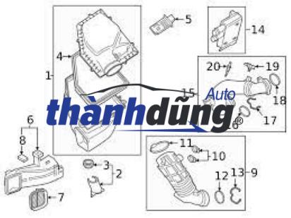 HỘP LỌC GIÓ SUZUKI SWIFT 2013-2019 | 13700-58M10-000 - Ảnh 4