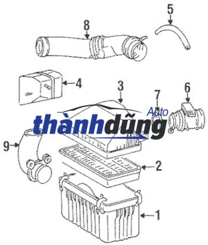 LỌC GIÓ ĐỘNG CƠ CHERY RIICH M1 - Ảnh 5