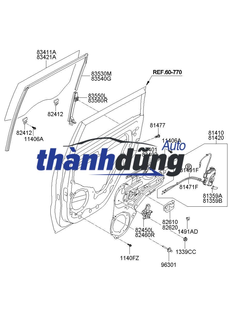 KÍNH HÔNG SAU TOYOTA RUSH | 62720BZ041 - Ảnh 3