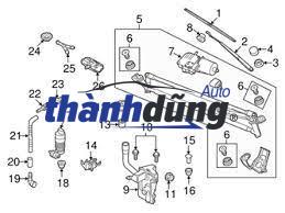 MÔ TƠ GẠT MƯA KIA SOLUTO 2018 | 98110-H7000 - Ảnh 4