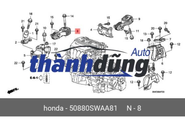 CAO SU CHÂN MÁY TREO HONDA CRV