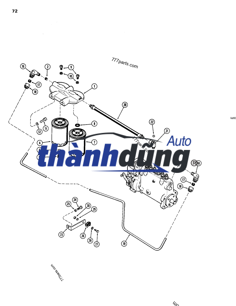 LỌC XĂNG TOYOTA ALTIS 2001-2008 | 233000D030H - Ảnh 3
