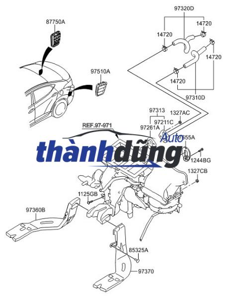 Cổ đổ nước HYUNDAI VELOSTER 2017-2020 | 25329F2000 - Ảnh 4