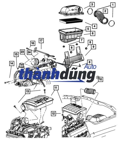LỌC GIÓ ĐỘNG CƠ TOYOTA HIACE 2006 | 17801-30050 - Ảnh 4