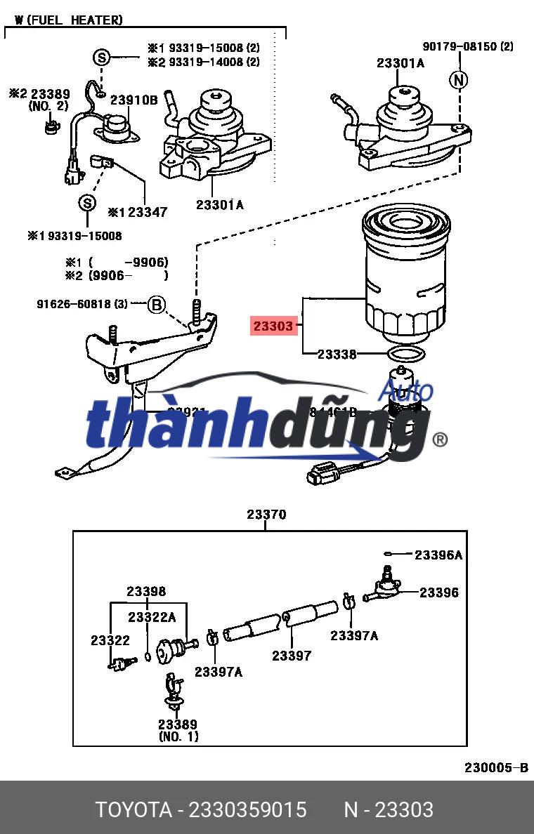 LỌC NHIÊN LIỆU MERCEDES SPRINTER | 6110920040 - Ảnh 3