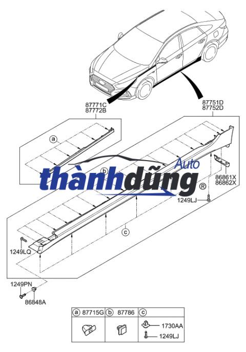 ỐP BA BU LÊ PHỤ VINFAST VF34 2021 | BEX20001151 - Ảnh 3