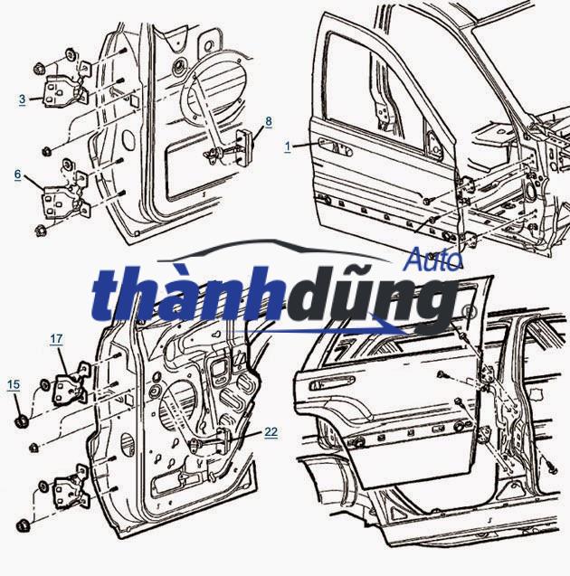 XƯƠNG TAY MỞ CỬA NGOÀI ISUZU DMAX 2012 | 898176471 - Ảnh 4