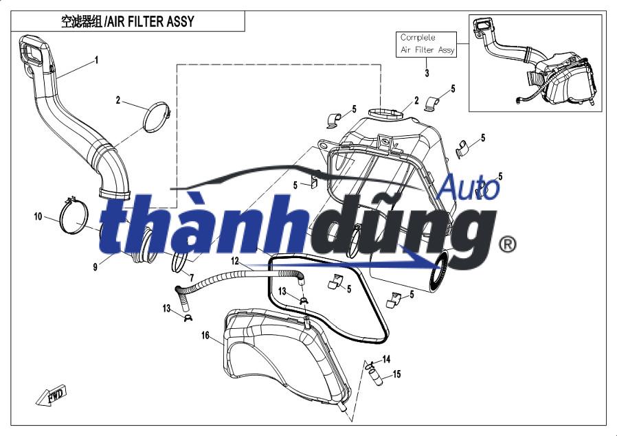Lọc gió điều hòa Hyundai Santafe - Ảnh 3