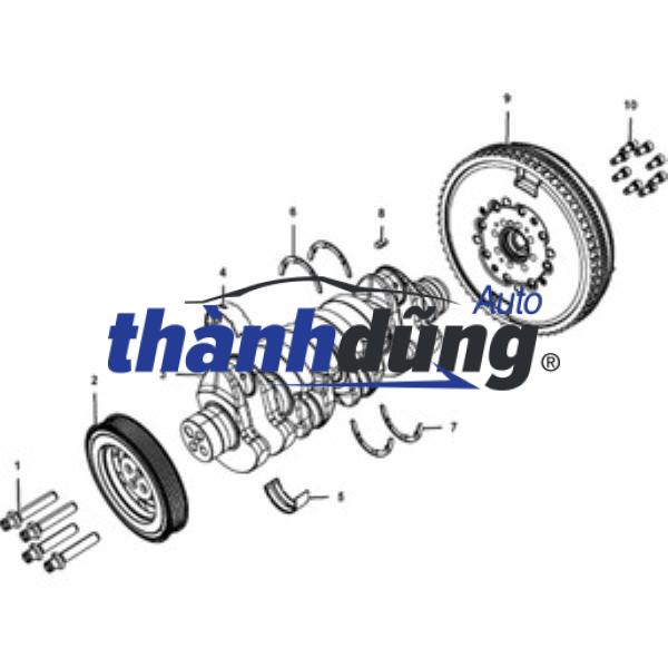 Puly cốt máy NISSAN NAVARA 2014-2021 | 123034KV0A - Ảnh 4