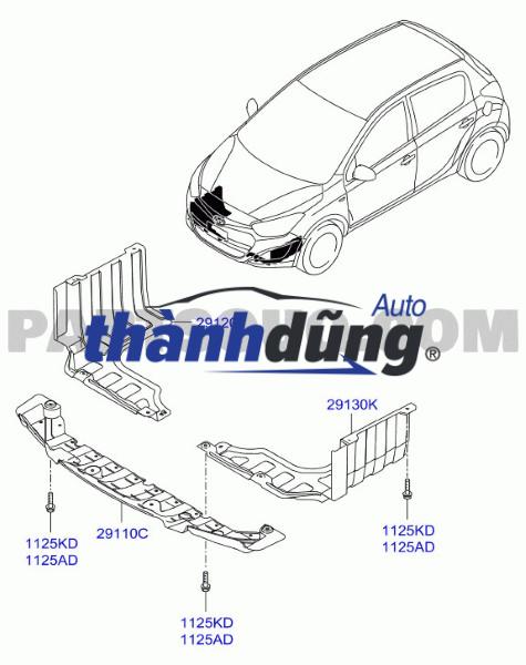 CHẮN BÙN ĐỘNG CƠ XE VINFAST VF34 2025 | BEX20001148 - Ảnh 2