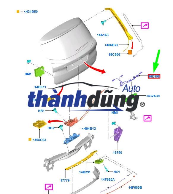 TY CHỐNG CỐP SAU HYUNDAI I10 2008-2016 | 817700X001 - Ảnh 3