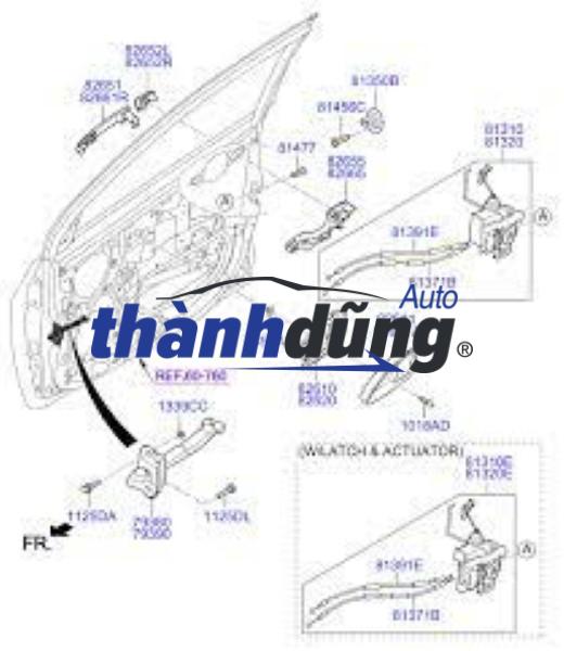 GIỚI HẠN CÁNH CỬA MITSUBISHI MIRAGE 2017-2024 | 5732A101 - Ảnh 5