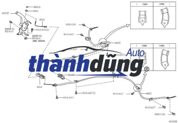 CÁP PHANH TAY DAEWOO LANOS 2005 | 96245829 - Ảnh 4