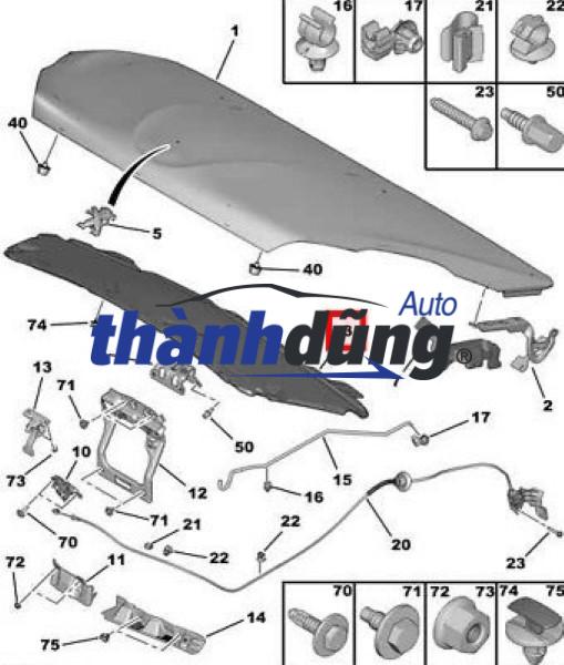 CHỐNG NÓNG CAPO LAND ROVER EVOQUE 2010-2018 | LR116633 - Ảnh 4